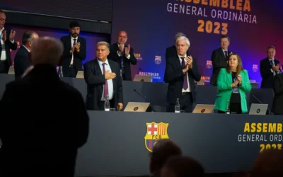 el fc barcelona celebra la asamblea de socios compromisarios