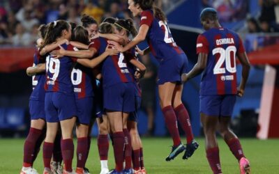 Estreno liguero en el Johan con goleada al Valencia