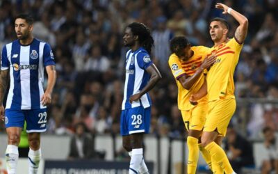 triunfo vital del fc barcelona  en oporto