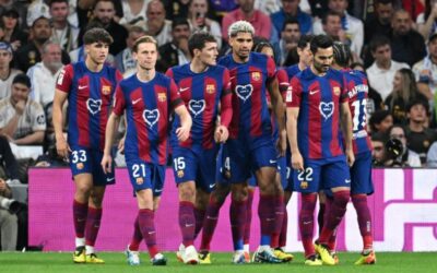 el barça pierde en el bernabéu con polémica y se aleja de la liga