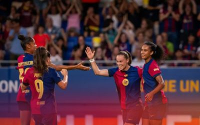 2-0: Pajor y Alexia deslumbran en un Gamper con récord de público