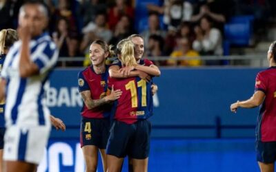 Graham brilla en el estreno liguero del Barça en el Johan