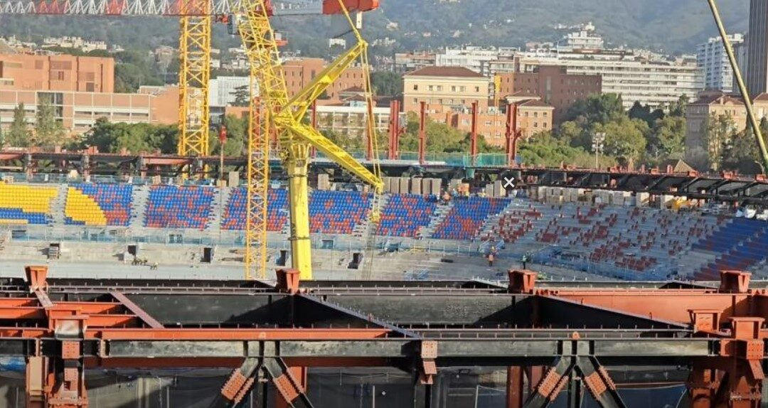 Ya asoma el logo de Spotify en el nuevo Camp Nou