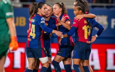 Baño de Champions antes del clásico