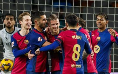 El Barça tiñe la Liga de blaugrana