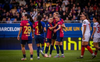 El Barça calienta motores para el Chelsea con una goleada al Sevilla