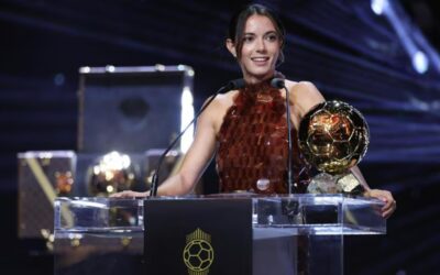 Aitana hace historia y se sienta en la mesa de Cruyff, Platini y Van Basten