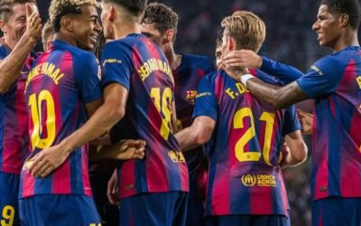 Lamine reaparece y pone al Barça líder