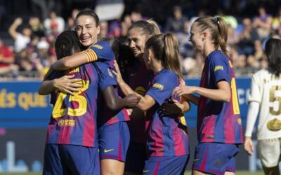 El Barça se desquita a lo grande, con un 8-0 en media parte