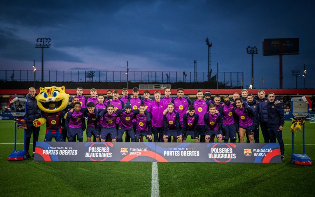 entrenamiento de puertas abiertas del fc barcelona