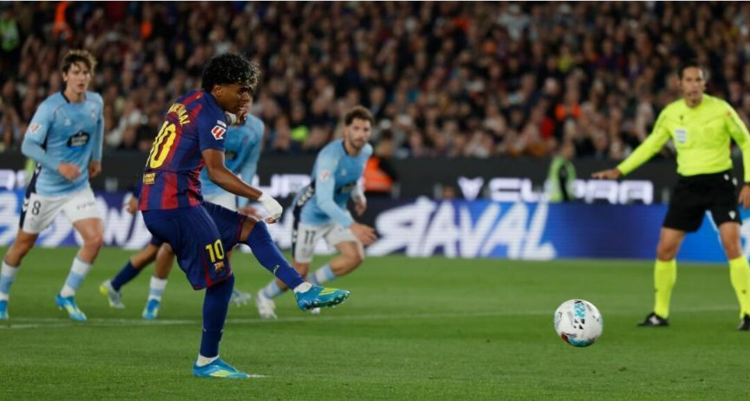 El Barcelona suma los puntos pero se queda sin Lamine Yamal