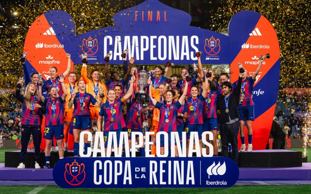 El FC Barcelona revalida el título de la Copa de la Reina tras vencer al Atlético de Madrid y aspira al triplete