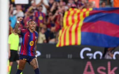 Raphinha y Fermín guían al Barça en el estreno azulgrana de Rodri