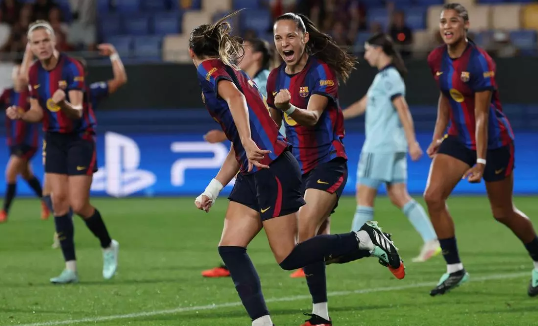 Estreno con goleada del Barça campeón